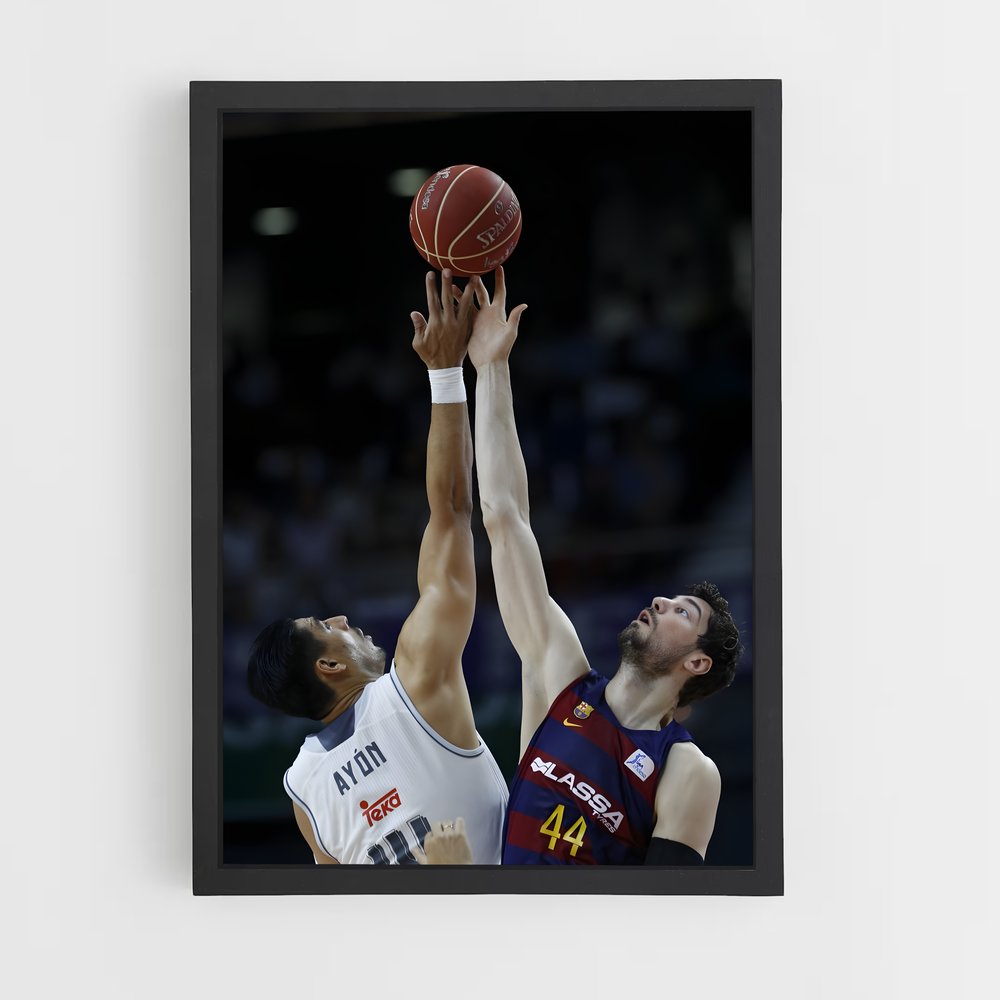 Poster Le Blocage Épique – affiche Basketball (vue 2)